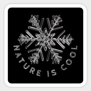 Nature Is Cool Sticker